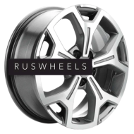 Диски Khomen Wheels 6,5x17/5x114,3 ET40 D64,1 KHW1710 (Haval F7/F7x) Gray-FP Диски Khomen Wheels 6,5x17/5x114,3 ET40 D64,1 KHW1710 (Haval F7/F7x) Gray-FP