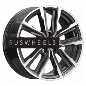 Диски КИК 7,5x17/5x114,3 ET40 D66,1 Лацио (КС964) Алмаз черный