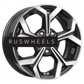 Диски КИК 6,5x16/5x112 ET46 D57,1 КС878 Алмаз черный Диски КИК 6,5x16/5x112 ET46 D57,1 КС878 Алмаз черный
