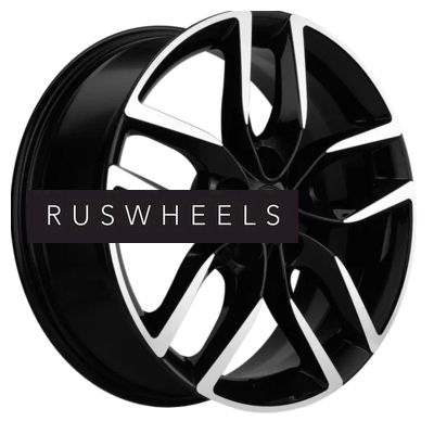 Диски Khomen Wheels 6,5x17/5x114,3 ET37 D66,5 KHW1708 (Jolion) Black-FP