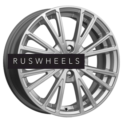 Диски КИК 6x16/4x100 ET50 D60,1 Меандр-оригинал (КС879) Сильвер SK