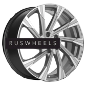 Диски Khomen Wheels 7,5x19/5x112 ET43 D57,1 KHW1901 (Kodiaq/Tiguan) Brilliant Silver-FP