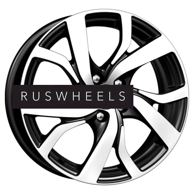 Диски КИК 6,5x16/5x100 ET42 D57,1 Палермо-оригинал (КС607) Алмаз черный Диски КИК 6,5x16/5x100 ET42 D57,1 Палермо-оригинал (КС607) Алмаз черный