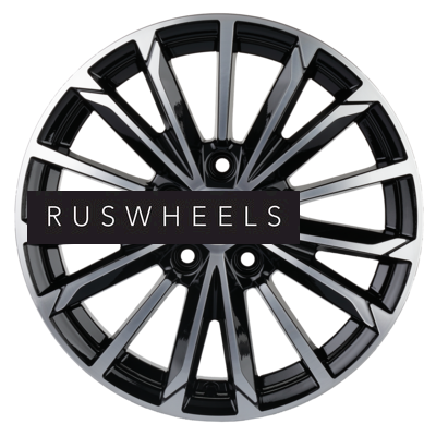 Диски Khomen Wheels 6,5x16/5x114,3 ET45 D67,1 KHW1611 (Huyndai/Mazda) Black-FP