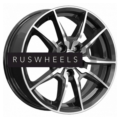 Диски КИК 6,5x16/5x112 ET50 D57,1 Адамар (КС886) Алмаз черный