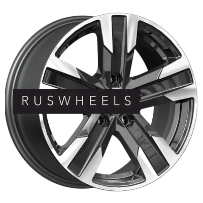 Диски КИК 7x16/5x112 ET45 D66,6 Висмут (КС1009) Алмаз черный