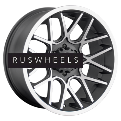 Диски LS 10x20/6x139,7 ET0 D106,1 1349 MBF (конус, Колпак+лого)